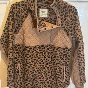Abercrombie & Fitch Kids Tan Leopard Jacket